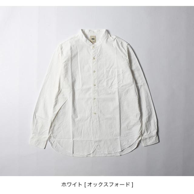 FOB FACTORY エフオービーファクトリー バンドカラーシャツ_9