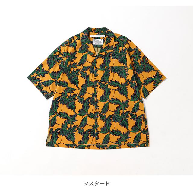 White Mountaineering ホワイトマウンテニアリング ボタニカルパターンオープンカラーシャツ WM2671115_10
