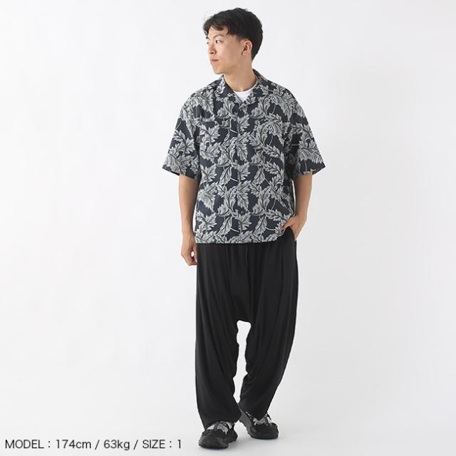 White Mountaineering ホワイトマウンテニアリング ボタニカルパターンオープンカラーシャツ WM2671115_1