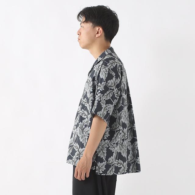 White Mountaineering ホワイトマウンテニアリング ボタニカルパターンオープンカラーシャツ WM2671115_3