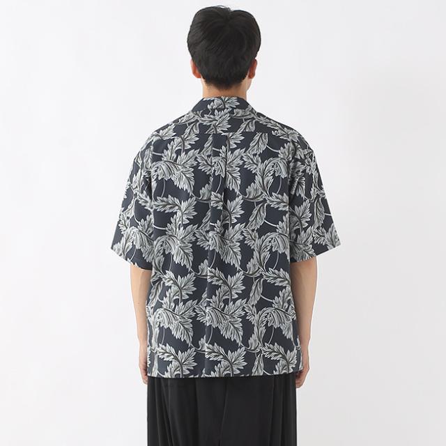 White Mountaineering ホワイトマウンテニアリング ボタニカルパターンオープンカラーシャツ WM2671115_4