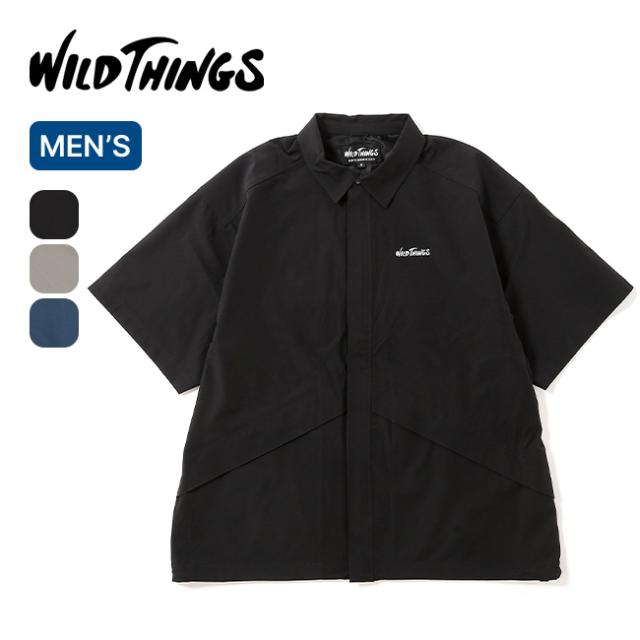 WILD THINGS ワイルドシングス イラスティックナイロンデナリシャツ WT26035AD
