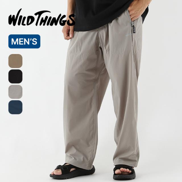 WILD THINGS ワイルドシングス イラスティックナイロンラックスパンツ WT26036AD