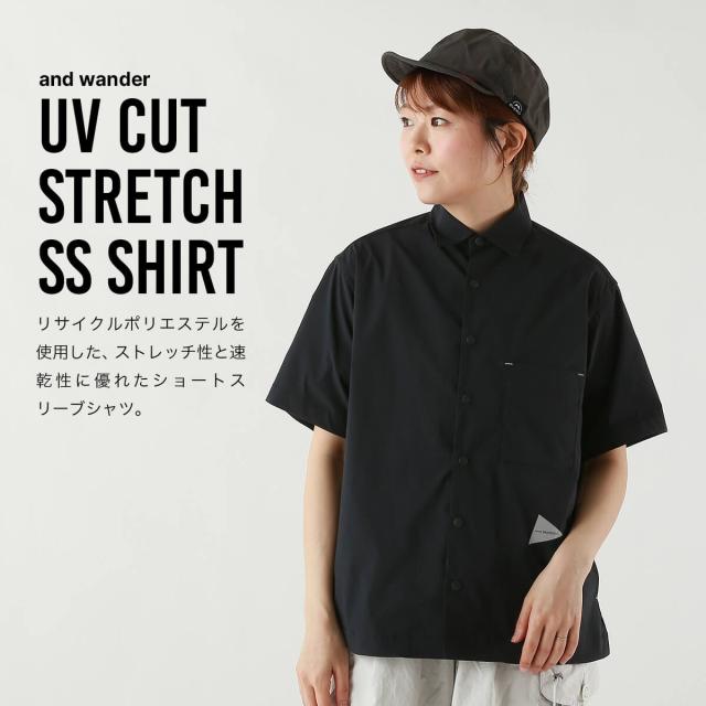 and wander アンドワンダー UVカットストレッチSSシャツ 5746183068_1
