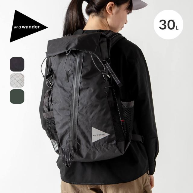 and wander アンドワンダー エコパック30Lバックパック 5745975202