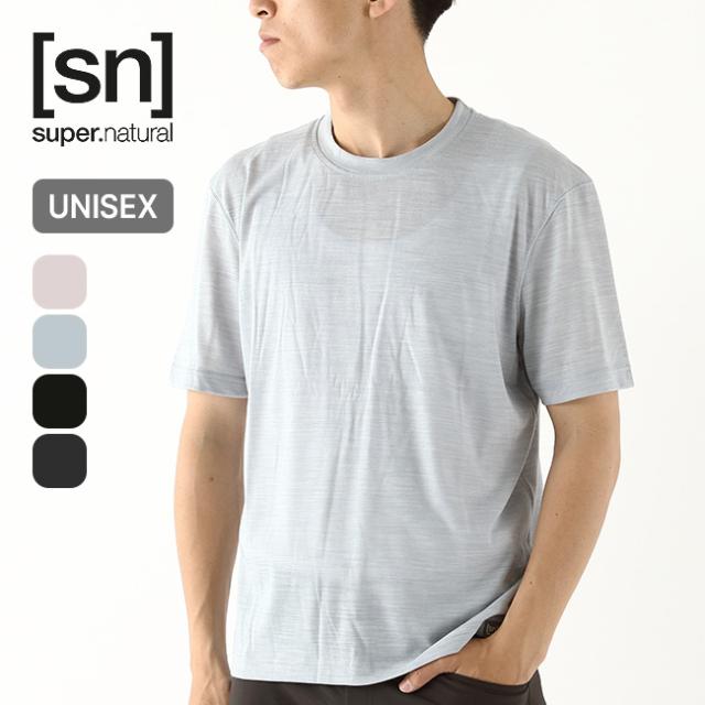 super.natural スーパーナチュラル JP140エブリデイ ショートスリーブTシャツ ユニセックス SNUJ10093