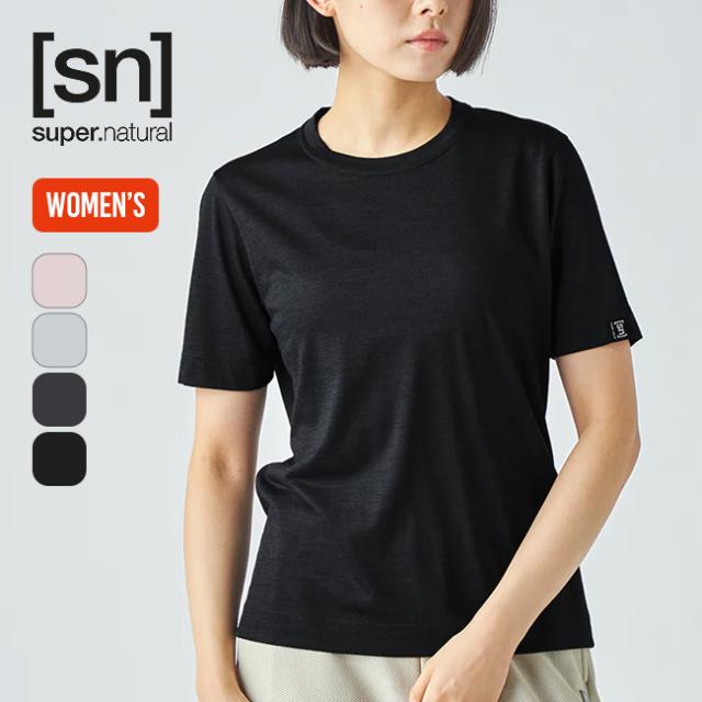 super.natural スーパーナチュラル JP140プレーンボディショートスリーブTシャツ【ウィメンズ】 SNWJ10206