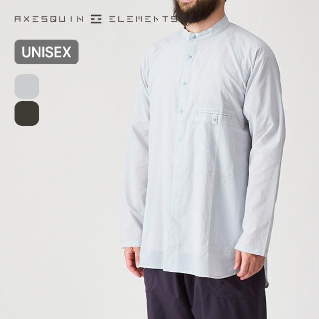 AXESQUIN ELEMENTS アクシーズクインエレメンツ 軽くて涼しいロングシャツ 21101