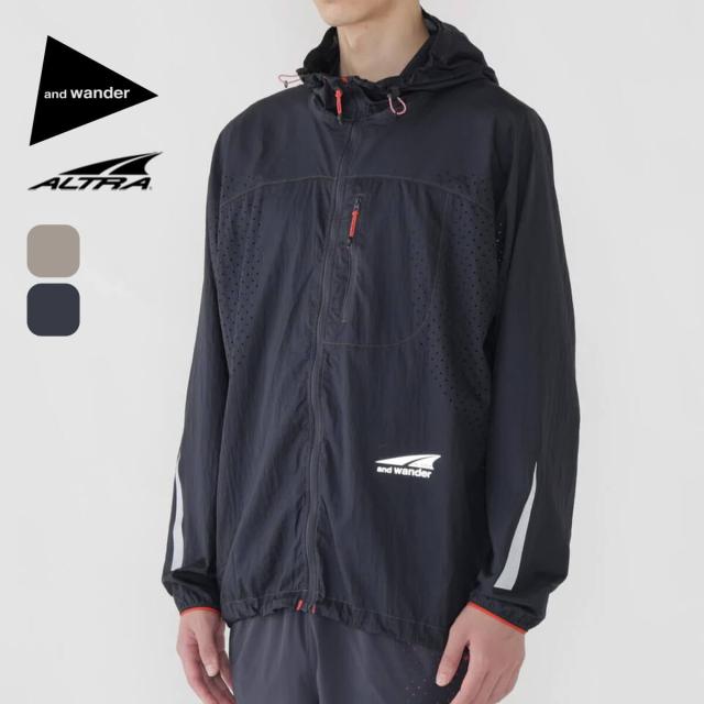 ALTRA×and wander アルトラ×アンドワンダー ベンチレーションウィンドジャケット 5746121500