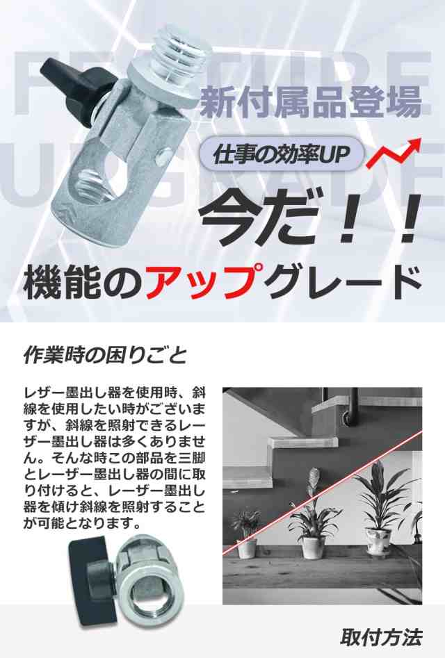 斜線照射][1年間保証][送料無料]レッドレーザー墨出し器/レーザー墨