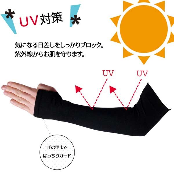 アームカバー UVカットアームカバー 紫外線対策 日焼け 防止 冷感 UV