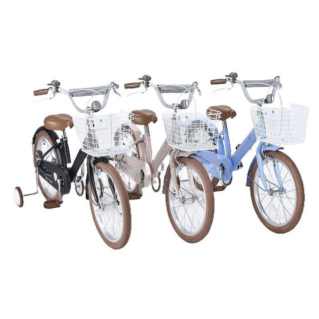 補助輪付 自転車 マイパラス 子供用自転車 18インチ MD-18 男女兼用