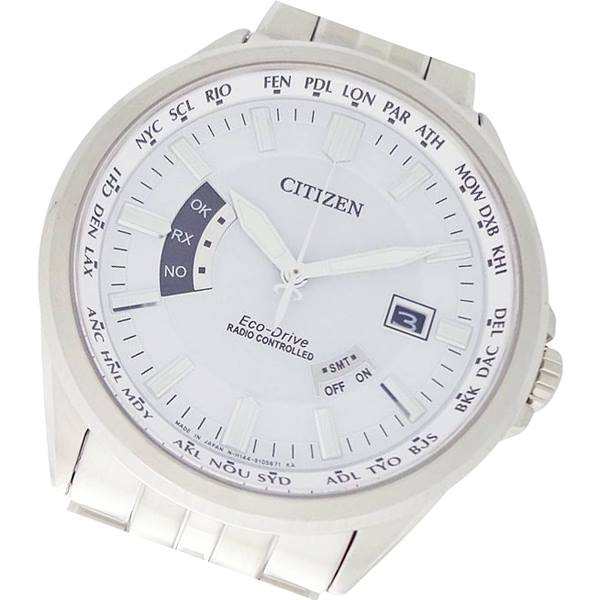 CITIZEN 逆輸入 CB0011-51A シチズン 日本製 エコドライブ 電波時計 10気圧防水 ワールドタイム メンズ 腕時計 サファイアガラス  ホワイの通販はau PAY マーケット - たからばこ | au PAY マーケット－通販サイト