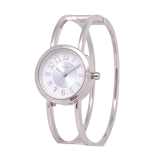 最新品特価新品！バングルデザインレディース腕時計(ホワイト×ブラック） その他