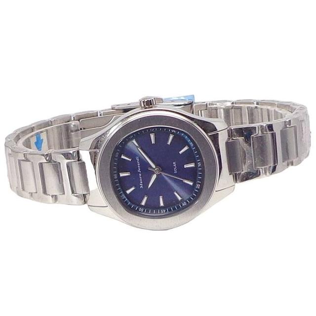 腕時計 マウロジェラルディ ソーラー 3針 MJ056-3 レディース シルバー マウロ ジェラルディ Mauro Jerardi ソーラー シェル文字盤