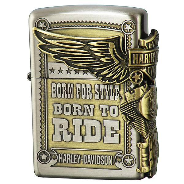 ZIPPO 喫煙具 ライター ハーレーダビットソン サイドメタル HDP27 ☆ 送料無料 ジッポ zippo ジッポー サイドメタル HARLEY DAVIDSON オートバイ 白頭鷲 ハクトウワシ ボールドイーグル