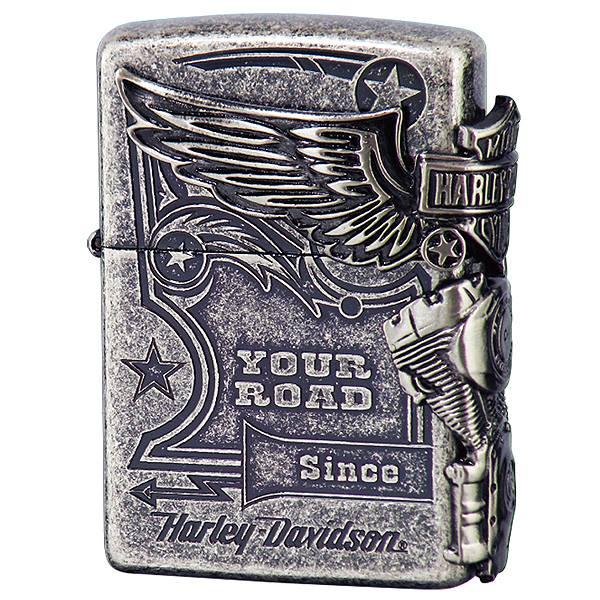 ZIPPO 喫煙具 ライター ハーレーダビットソン サイドメタル HDP28 送料無料 ジッポ zippo ジッポー サイドメタル HARLEY DAVIDSON オートバイ 白頭鷲 ハクトウワシ ボールドイーグル