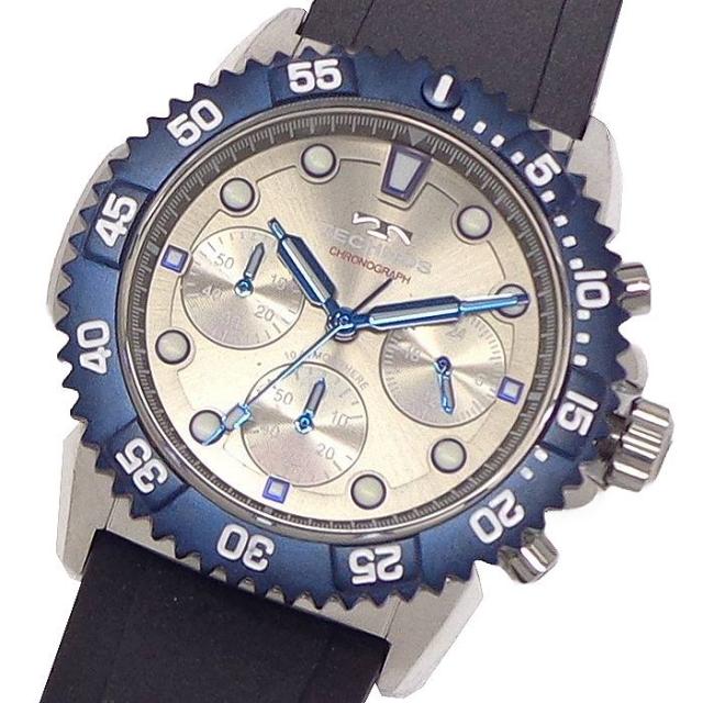 腕時計 メンズ ウォッチ テクノス TECHNOS T9B90-NE クロノグラフ CHRONOGRAPH ラバー ベルト 送料無料 日本製ムーブ クォーツ 24時間計 ストップウォッチ SEIKO社製ムーブ 機械 使用 スイス_1