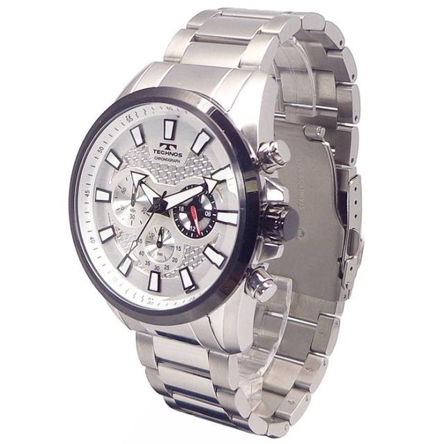 値下げ済TECHNOS T9B91SM Technos] Watch 10 ATM water resistant T9B91SM Men's Silver