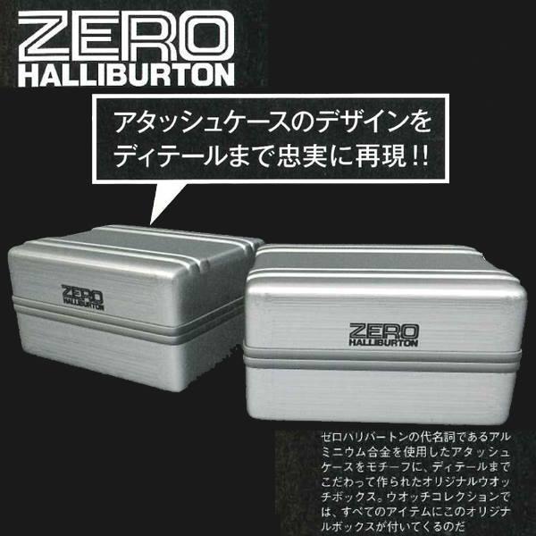 腕時計 メンズ ウォッチ ゼロハリバートン ZW006B-02 トノー型 サファイアガラス ステンレス 無垢ベルト 送料無料 日本製ムーブ クォーツ 5気圧防水 3針Date カレンダーの通販は