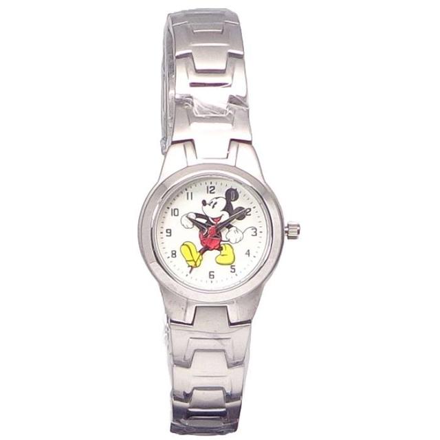 Disney ミッキーマウス 時計 ステンレス ディズニー グッズ 腕時計 ミッキーマウス MK3 オールステンレス