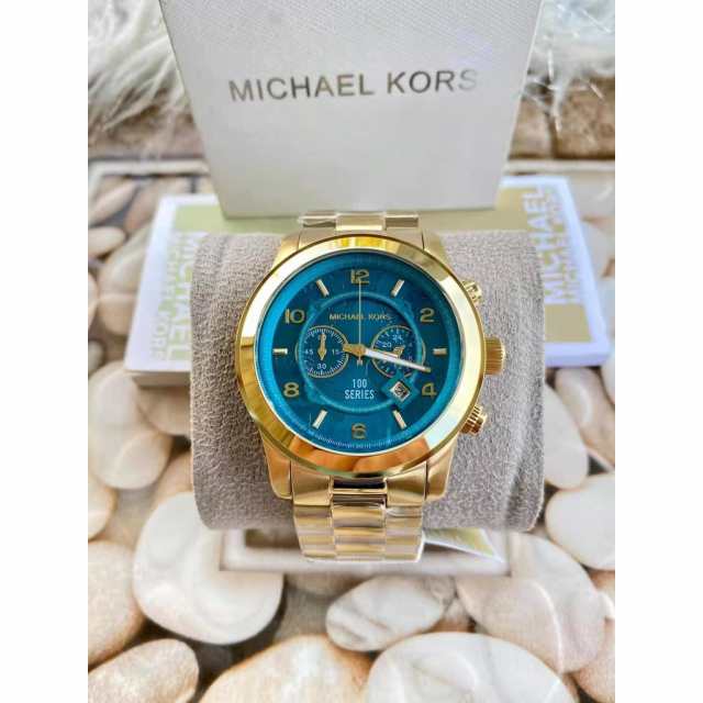 Michael Korsターコイズ　腕時計MK8315