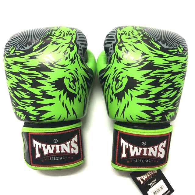 新品 正規 TWINS 本格 ボクシンググローブ サイズ選択 PU緑-