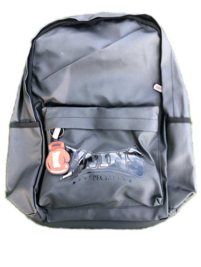 新品 正規 TWINS バッグパック 黒 /ボクシング/ムエタイ/大人用/キッズ用/ジュニア/ジムバッグ