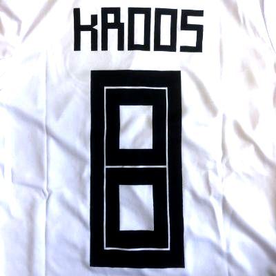 子供用 K031 19 ドイツ Kroos 8 クロース 白 ゲームシャツ パンツ付 サッカー キッズ ジュニア ユニフォーム 上下セットの通販はau Pay マーケット 激安サッカーロロショップ