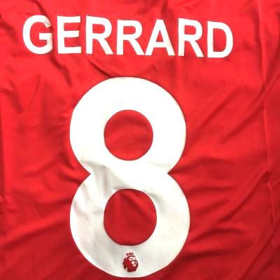 子供用 K010 リバプール Gerrard 8 ジェラード 赤白線 ゲームシャツ パンツ付 サッカー キッズ ジュニア ユニフォーム 上下セットの通販はau Pay マーケット 激安サッカーロロショップ