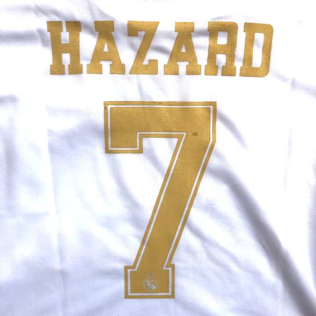 子供用 K001 レアルマドリード Hazard 7 アザール 白金 ゲームシャツ パンツ付 サッカー キッズ ジュニア ユニフォームの通販はau Pay マーケット 激安サッカーロロショップ