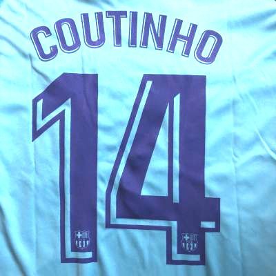 子供用 K134 18 バルセロナ Coutinho 14 コウチーニョ 水色 ゲームシャツ パンツ付 サッカー キッズ ジュニア ユニフォーム 上下セットの通販はau Pay マーケット 激安サッカーロロショップ