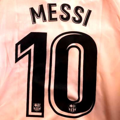 子供用 K134 19 バルセロナ Messi 10 メッシ ピンク ゲームシャツ パンツ付 サッカー キッズ ジュニア ユニフォーム 上下セットの通販はau Pay マーケット 激安サッカーロロショップ
