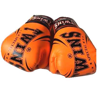 新品 正規 TWINS 本格 ボクシンググローブ PUオレンジ /サイズ選択/8 