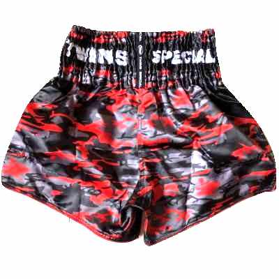 新品 サテン 113 TWINS ツインズ 赤迷彩 ボクシング パンツ S/M/L/XL /ムエタイ/トランクス/通販/大人/キッズ/ジュニア/子供