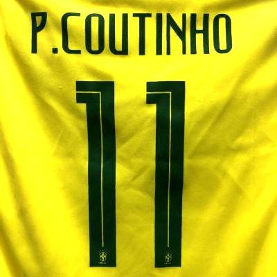 子供用 K012 18 ブラジル Coutinho 11 コウチーニョ 黄 ゲームシャツ パンツ付 サッカー キッズ ジュニア ユニフォームの通販はau Wowma 激安サッカーロロショップ