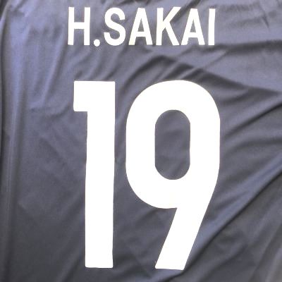 大人用 A044 17 日本代表 H.SAKAI*19 酒井 宏樹 青 ゲームシャツ