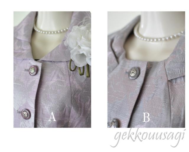 桐生織 ラメ入りふくれジャケット＆裾ティアードウエストゴム入りシフォンスカートスーツ コットン 麻 シルク 絹 990A/976B-226 桐生織 ラメ入りふくれジャケット＆裾ティアードウエストゴム入り