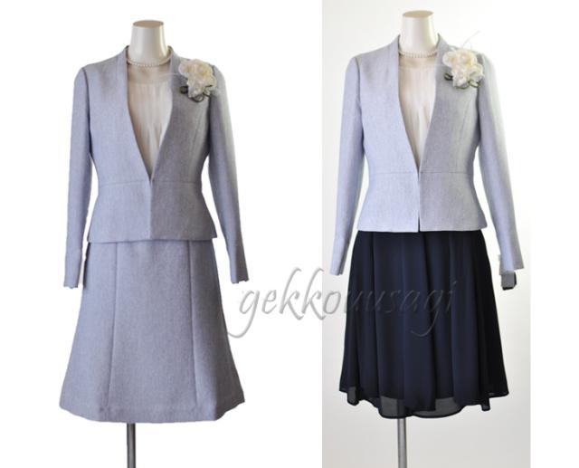 7号/9号/11号/13号 WHITE JOOLA ホワイトジョーラ カスリツイード3点スーツ サマースーツ 春スーツ セレモニースーツ 009 7号/9号/11号/13号 WHITE JOOLA ホワイトジョーラ カスリツイード3点