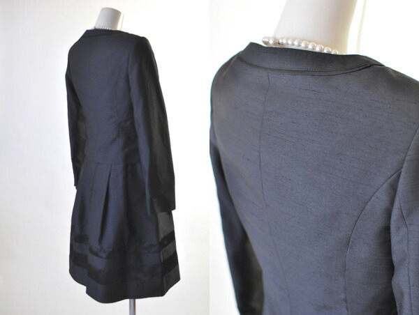 やわらか 光沢感 ジャケット 美姿 ワンピーススーツ 3点組スーツ 細身