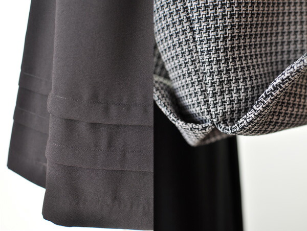 残りわずか 15号/17号/19号/21号 襟パイピングジャケット ティアード