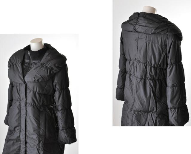 超極暖 ダウン80％ フェザー20％ 軽量ダウンコート ショールカラー