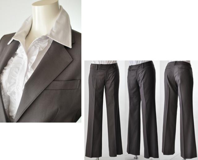 ホワイトジョーラ 着回し 2ボトム 3点スーツ 卒業式 入学式 リクルート