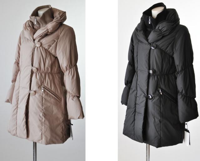 ダウンコート きれいめ 40代 50代 60代 Lサイズ  防寒性 内側ファスナー ショールカラー 首筋袖口リブ シャーリング入り あったか ベージュ 71220 ダウンコート きれいめ 40代 50代 60代 Lサイズ 防寒性 内側ファスナー