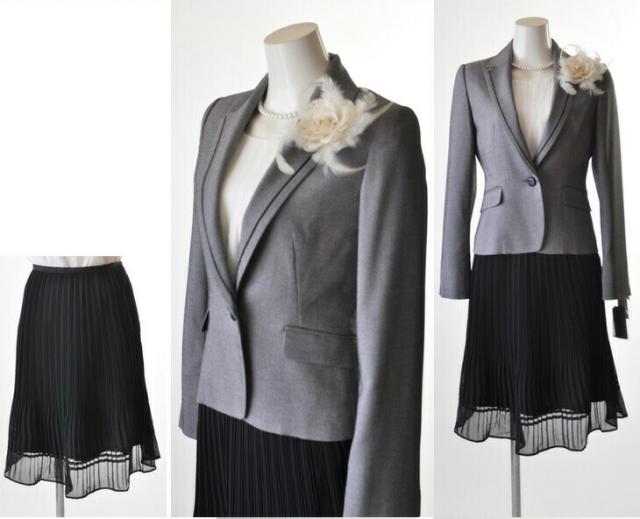 セレモニースーツ 3点セット 卒業式 入学式 母親 服装 スーツ