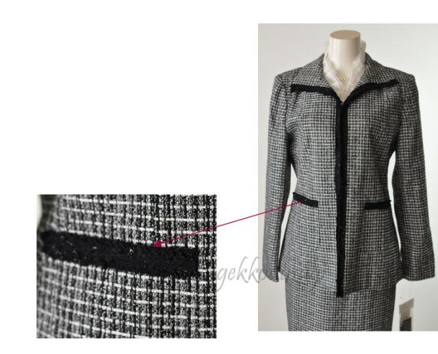 レディース スーツ 素材感 ファンシーツイード 7号 9号 11号 13号 15号