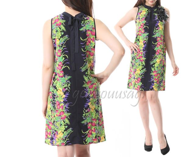 ポイント10倍 ゆうパケット378円 小さいサイズ ｓ ｌ 大きいサイズ 着心地快適 カラフル花柄プリントワンピース 876 106 最安値の通販はau Pay マーケット 月光うさぎショップ