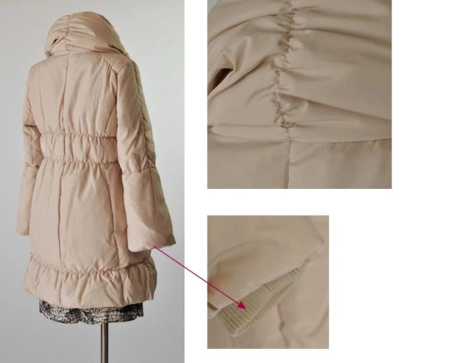 38(Mサイズ)/40(Lサイズ) ショールカラーAラインダ ウエスト