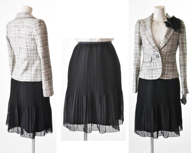 7号 9号 11号 13号 ホワイトジョーラ チェックツイード調3点スーツ 着回しセレモニースーツ 30代 40代 50代 028 7号 9号 11号 13号 ホワイトジョーラ チェックツイード調3点スーツ 着