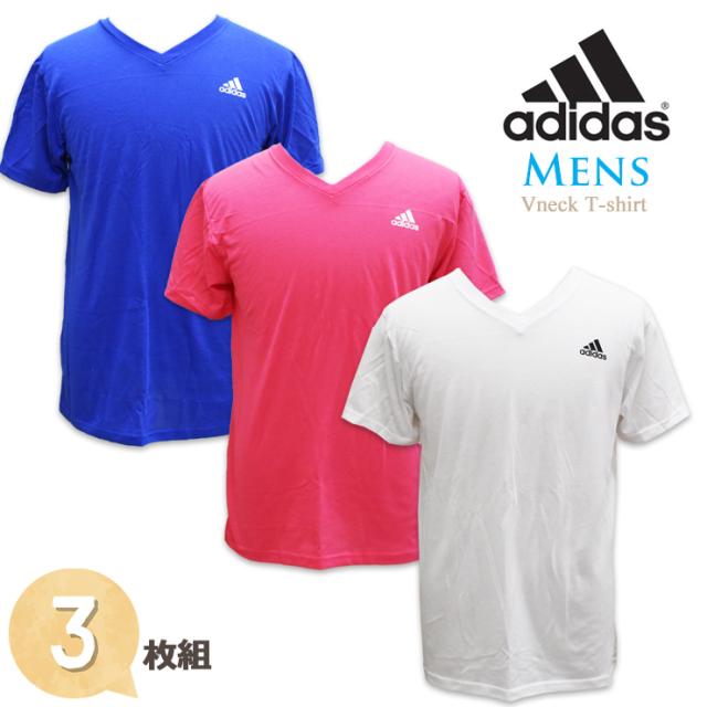 アディダス Tシャツ メンズ Vネック Ap990v ３枚組 Adidas ブランド 吸汗速乾 V首 の通販はau Pay マーケット インナー専門店コレクションストア